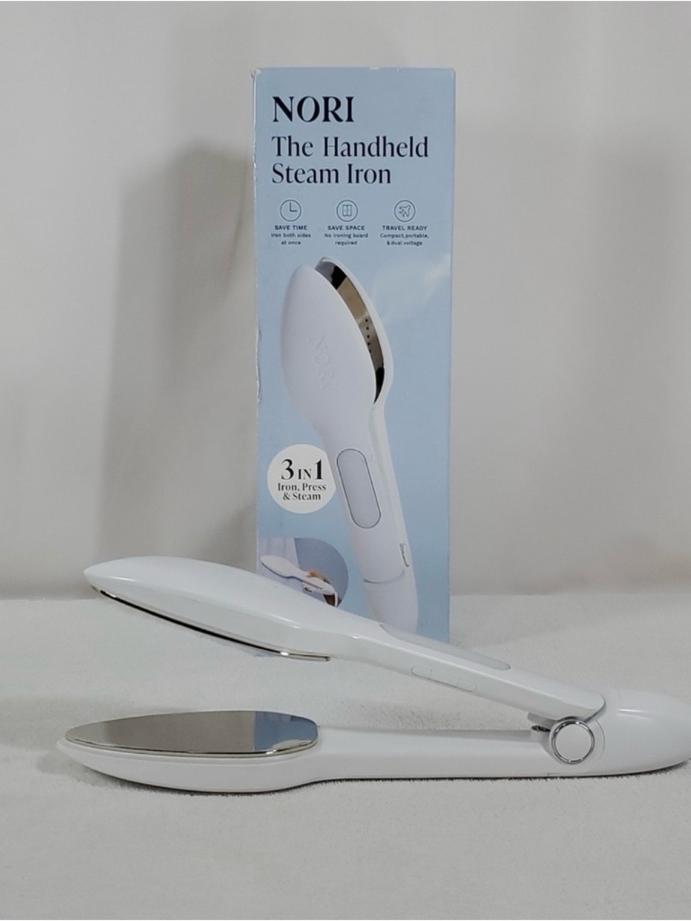 Nori Press Travel Steam Iron
(USED ONCE)